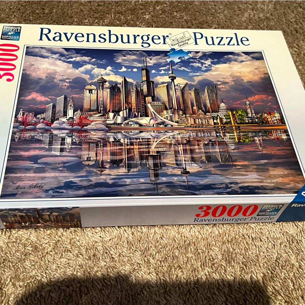 3,000 Piece North American Skyline Jigsaw Puzzle